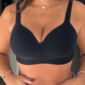 Shapermint Black Wireless Contour Bra